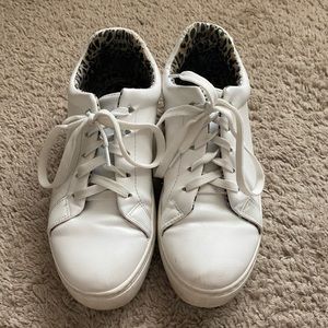 White sneakers